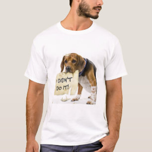 Traurige Slechte Hond Puppy Ik Heb Het Niet Gedaan T-shirt