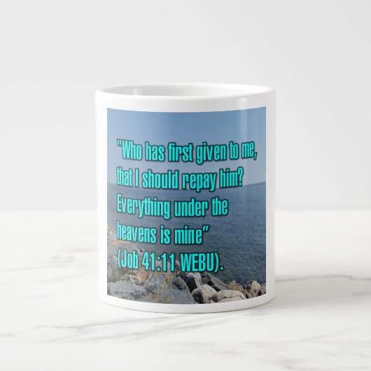 Travail 41:11 WEBU Mug (Devant)