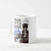 Travail avec la tasse de soin (Devant gauche)