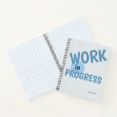 Travail bleu en cours | CARNET (Intérieur)