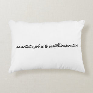 Travail d'artiste Accent Coussin