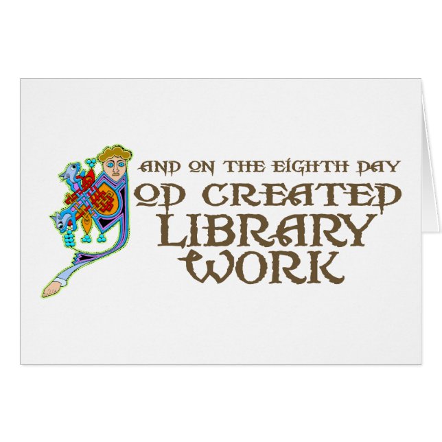 Travail de bibliothèque créé par Dieu (Devant horizontal)