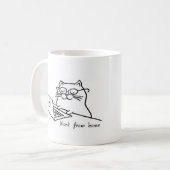 Travail de la tasse de chat à la maison (Devant gauche)