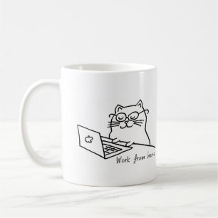 Travail de la tasse de chat à la maison