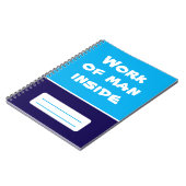 Travail de l'homme à l'intérieur du Carnet spiral (Côté gauche)