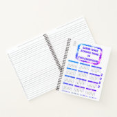 Travail d'équipe 2022 Carnet spiral pourpre (Intérieur)
