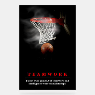 Travail d'équipe Basketball Motivationnel Inspiran