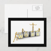 Travail d'équipe - Carte postale (Devant / Derrière)