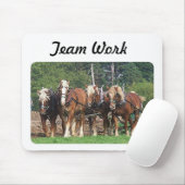 Travail d'équipe de tapis de souris (Avec souris)