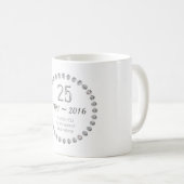 Travail des employés d'anniversaire de tasse de (Devant droit)