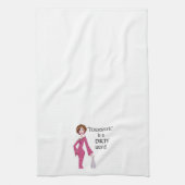 "Travail domestique" est un mot DIRTY ! Serviette (Vertical)