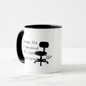 Travail Lié Drôle Mèmes d'emploi Mug Novelty Idée  (Devant gauche)