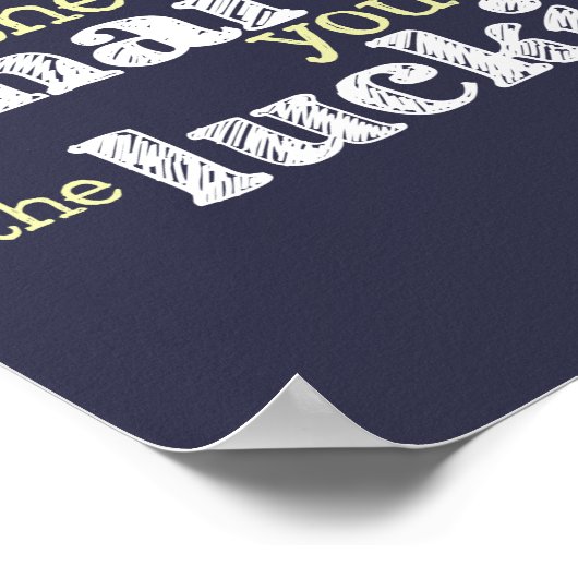 "Travail plus dur, plus chanceux obtenir" affiche (Coin)