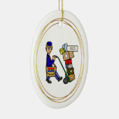 Travail postal avec boîte Ornement de Noël (Droite)