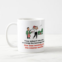 Travail sur le Record du Parcours : Tasse de Golf