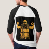 Travaille dur, reste humble" T-shirt (Dos)