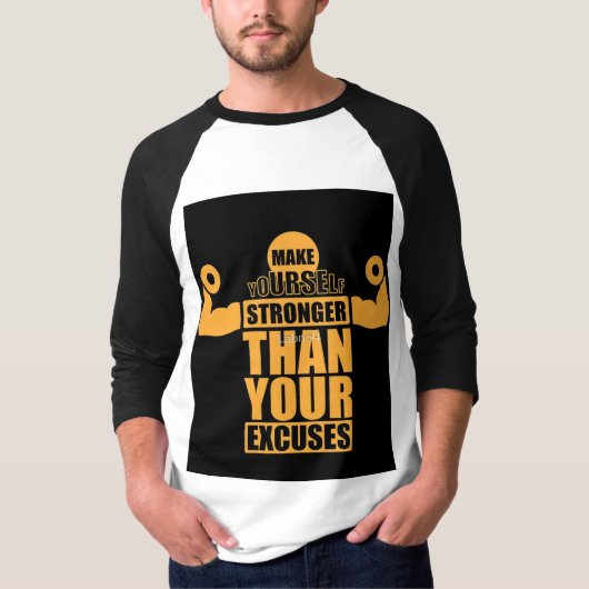 Travaille dur, reste humble" T-shirt (Devant)