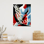Travailler avec soin - Poster WPA de l'ère de la d (Cuisine)