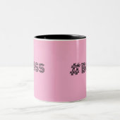 Travailler comme un patron Design Café Mug (Centre)