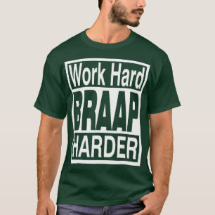 Travailler dur BRAAP HARDER T-shirt MX dirt bike 4