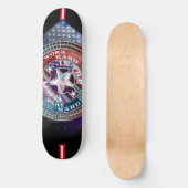 Travailler dur jouer dur dans le skateboard USA (Recto)