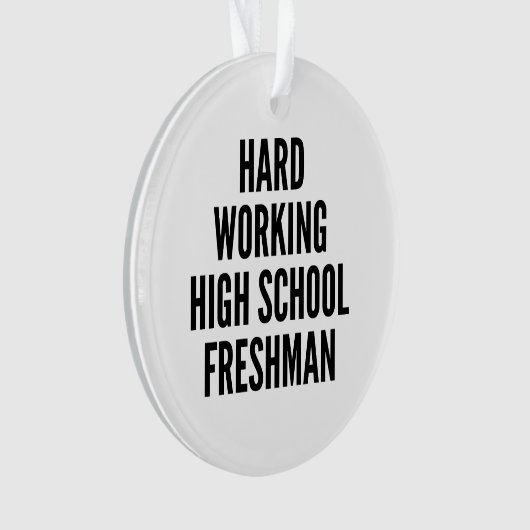 Travailler dur lycée Freshman (devant)