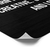 Travailler dur - Succès et Gym Motivational Poster (Coin)