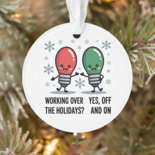 Travailler pendant les vacances de Noël Blague drô