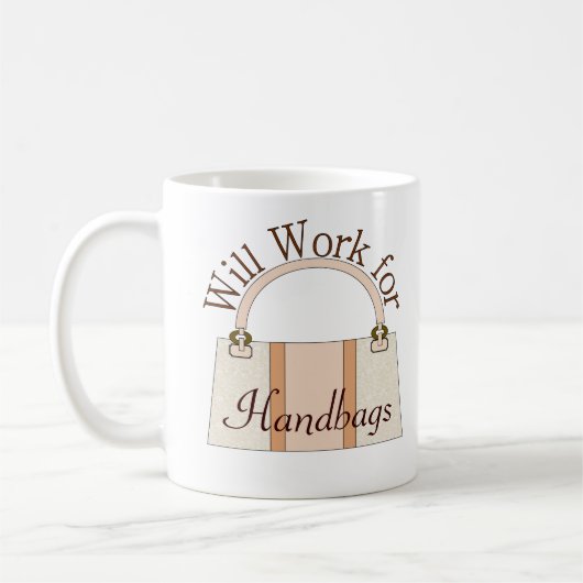 Travaillera pour la tasse de sacs à main (Gauche)
