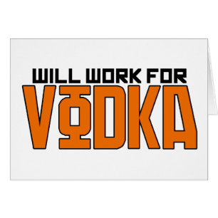 Travaillera pour la vodka