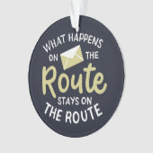 Travailleur de la poste Ce qui se passe sur la rou (devant)