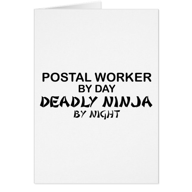 Travailleur postal Ninja mortel (Devant)