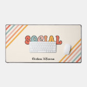 Travailleur social rétro personnalisé (Clavier et souris)