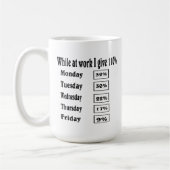 travaillez dans une tasse de café. (Gauche)