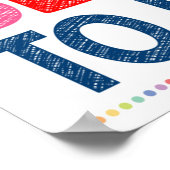 Travaillez dur et soyez gentil Poster en classe (Coin)