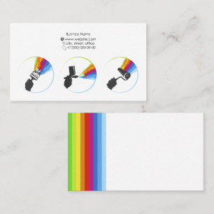 Travaux de peinture carte de visite