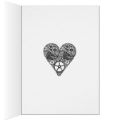 Travaux d'horloge de Steampunk et coeur de vitesse (Intérieur (Droit))