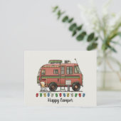 Travco Motor Home Camper RV Briefkaart (Staand voorkant)