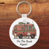 Travco Motor Home Camper RV Sleutelhanger (Voorkant)