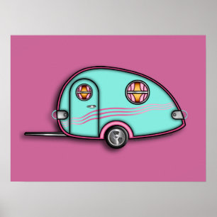 Travel 18 x 24 POSTER voor scheurtocht