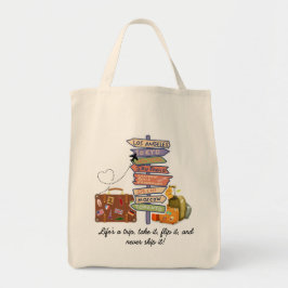 Travel Adventure Canvas tas