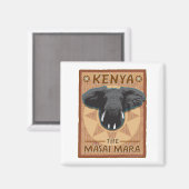 TRAVEL-Afrika-Kenia Magneet (Voorkant / Achterkant)