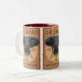 TRAVEL-Afrika-Kenia Tweekleurige Koffiemok (Voorkant links)