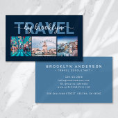 Travel Agent Consultant Fotocollage Visitekaartje