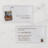 Travel Agent Visitekaartje (Voorkant / Achterkant)