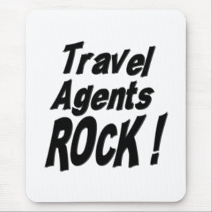 Travel Agents Rock! Mousepad Muismat