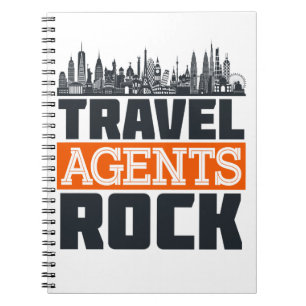 Travel Agents Rock Vacation Planning Notitieboek