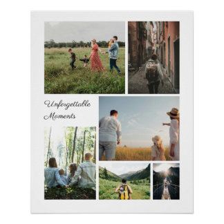 Travel and Family Customizable Collage Perfect Poster