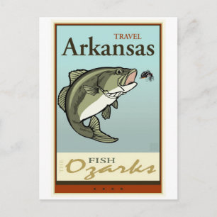 Travel Arkansas Briefkaart
