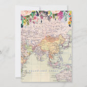 Travel Bridal Shower-uitnodiging Kaart (Achterkant)